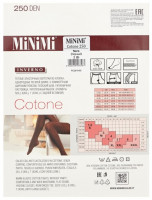 Колготки Minimi Coton 250 /размер 3/ черные