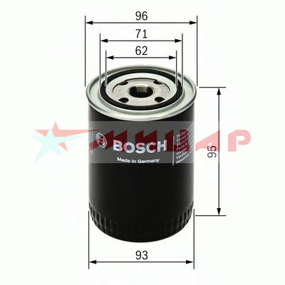 Фильтр масляный BOSCH 0451203154 /P 3154/