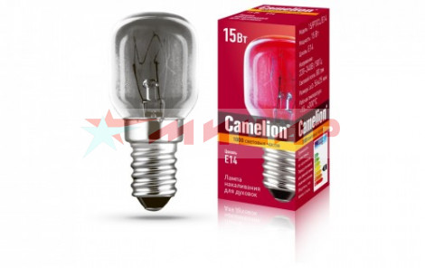 Лампа для духовок и печей 15Вт Е14 Camelion