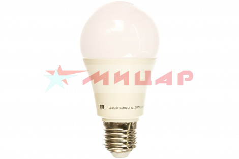 Лампа светодиодная Е27 15W 220V А60 4000К Онлайт /61150/