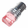 Автолампа светодиодная 12В S25 /P21W/ 9SMD /Красная/08201570/