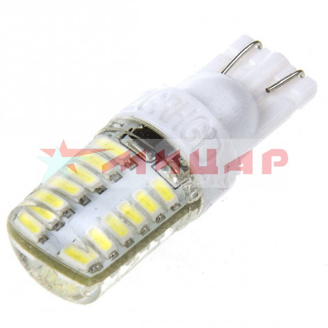 Автолампа светодиодная 12В Т10 24SMD диода 1-конт Белая Skayway S08201113 Автолампа светодиодная 12В Т10 24SMD диода 1-конт Белая Skayway S08201113