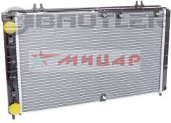Радиатор ВАЗ Lada Largus алюминиевый /с кондиц/ BTL-6001B Bautler /паяный/, RENAULT Logan 2008-, San