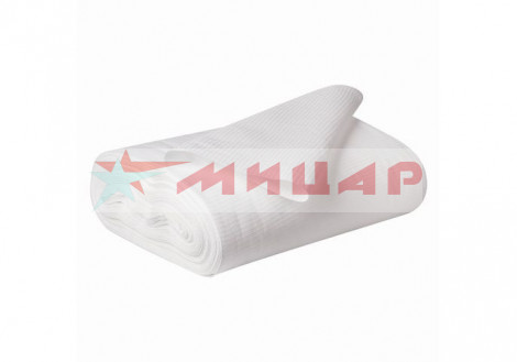 Ткань вафельная 45см плотность 120 г/м.кв /белая/