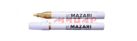 Маркер-краска Золотой (2мм) Mazari M-5043-96