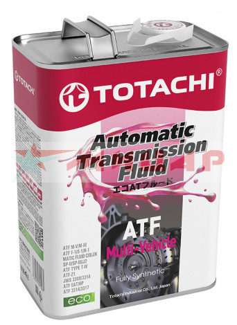 Жидкость для АКПП TOTACHI ATF MULTI-VEHICLE 4 л. 20604