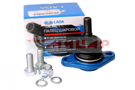 Опора шаровая ВАЗ-2110 1шт /закатная/ 1шт LADA 2110-2904192-86 с крепежом