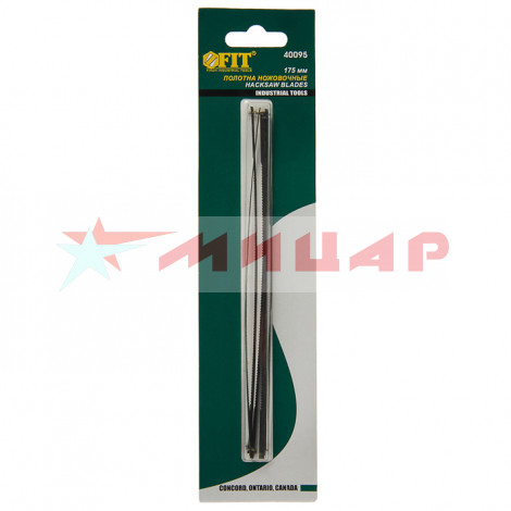 Полотно по металлу 175мм н-р 5шт FIT /40095/ для ножовки FIT 40036
