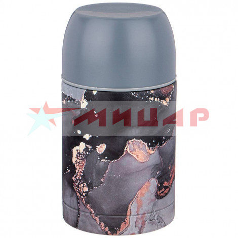 Термос 0,65л металлический AGNESS /709-101/ широкое  горло