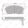 *Колодка тормозная 8263/8090 РN Masuma MS-8263 /D5011H/