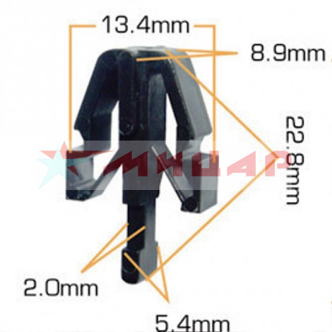 Пистон на иномарку KJ-050 /0355/, KJ-845 Acura, Ford, Honda, Mitsubishi