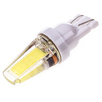 Автолампа светодиодная 12В Т10 W5W 1COB-New диод /без цоколя/ 1-конт Белая S08201240 #
